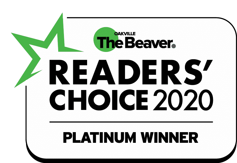 Oakville Readers' Choice Award - Platinum Winner